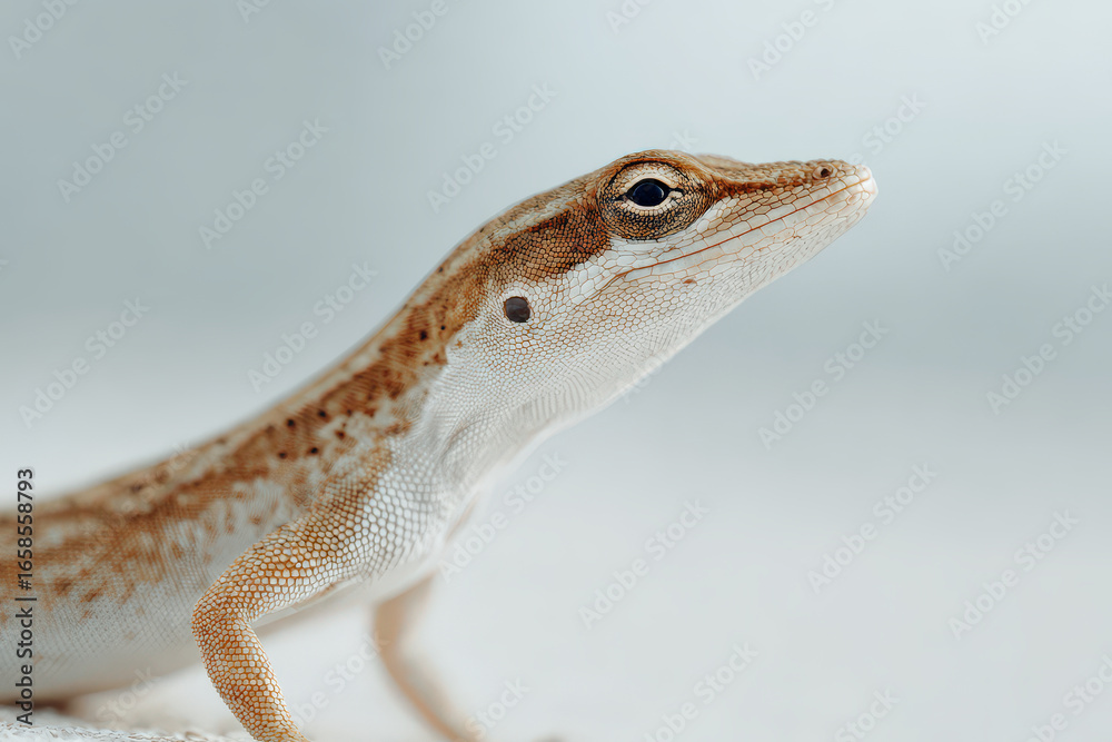 Obraz premium portraits of top exotic animals against clean uniform background with bokeh effects