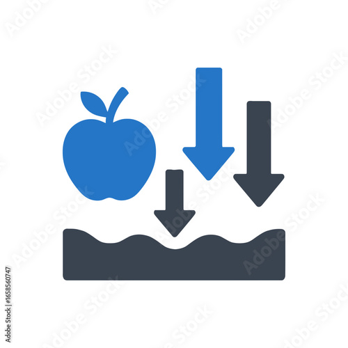 Calorie Absorption Digestion Icon