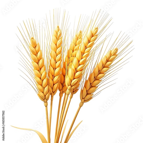 Minimalist Wheat Illustration