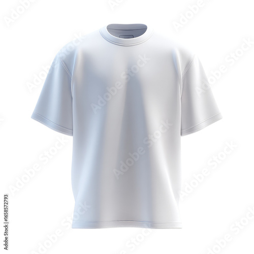 Blank white crew neck t-shirt