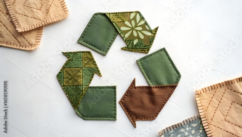 Wallpaper Mural Fabric Recycling Symbol Torontodigital.ca