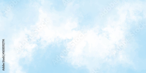  serene skyscape with gentle blue tones and soft white clouds , creating a peaceful and airy atmosphere on a bright day.