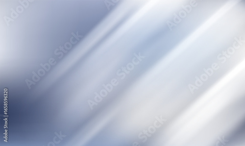 Silver foil background with mirror like metal texture. Chrome gradient with soft shine. Reflective aluminum grey surface in cool platinum and titanium tones.