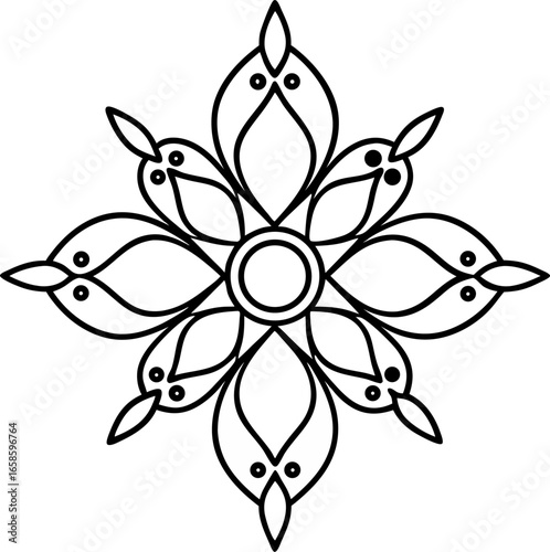 black and white tattoo