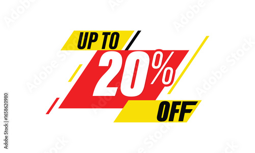 20% save vector, mega sale 20% off, vector up to 20% off, sale 20% off