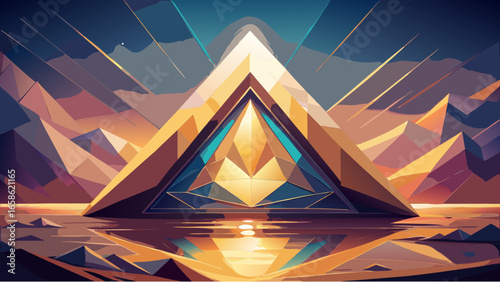 abstract geometric background