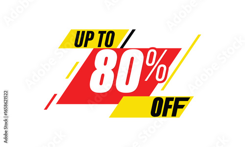80% save vector, mega sale 80% off, vector up to 80% off, sale 80% off