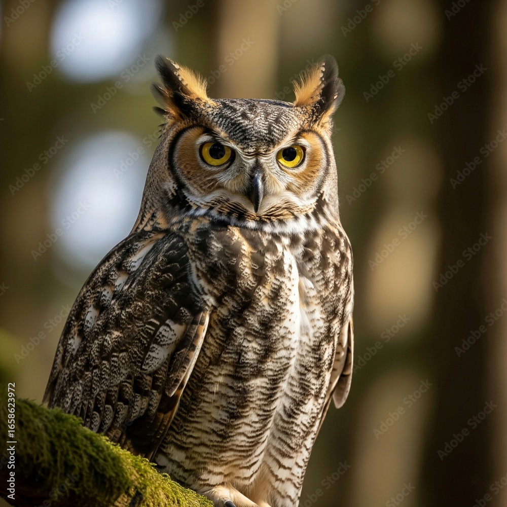 Fototapeta premium great horned owl