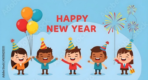 happy new year kids