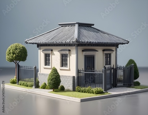 house in the garden miniatur home minimalis