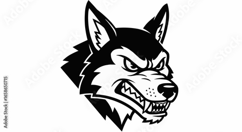 Head of wolf