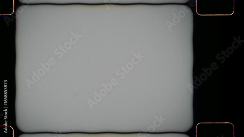 Standard Old 16mm Vintage Film Sprocket Frame Mattes Seamless 4K Video Background Looping Overlay Effect
