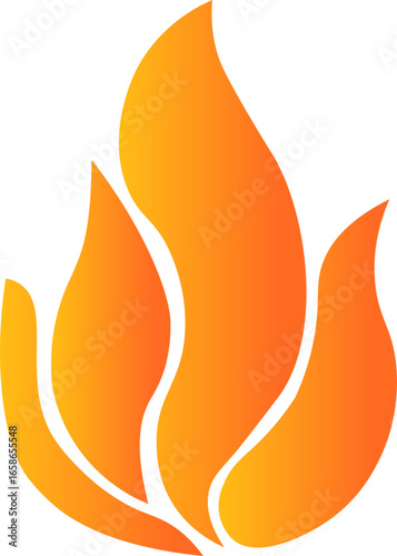 Flame Icons, Flame Vector Icon. Simple flat burning fire silhouette collection. Hot energy symbol for graphic design, Vector Illustration