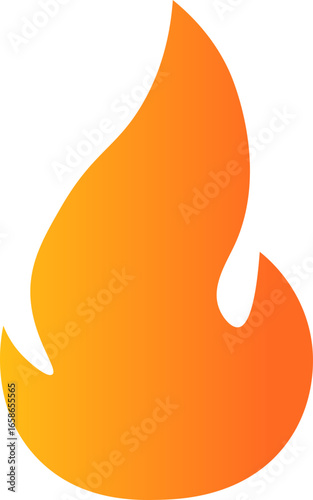 Flame Icons, Flame Vector Icon. Simple flat burning fire silhouette collection. Hot energy symbol for graphic design, Vector Illustration