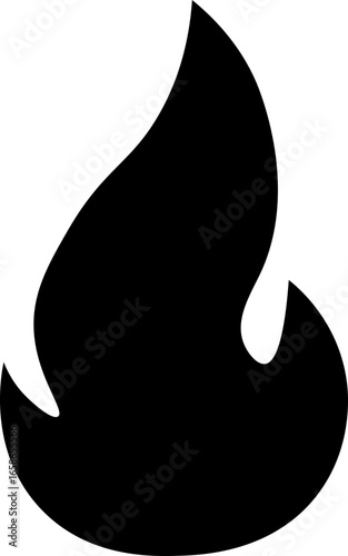 Flame Icons, Flame Vector Icon. Simple flat burning fire silhouette collection. Hot energy symbol for graphic design, Vector Illustration