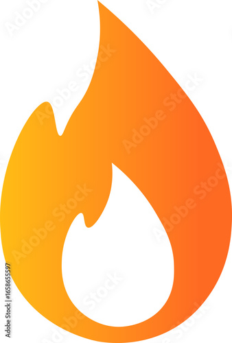 Flame Icons, Flame Vector Icon. Simple flat burning fire silhouette collection. Hot energy symbol for graphic design, Vector Illustration