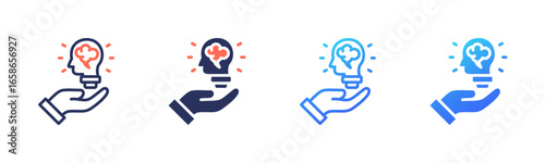 Idea icon sheet multi style collection