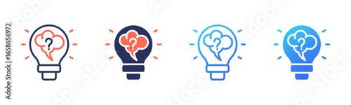 Curiosity icon sheet multi style collection