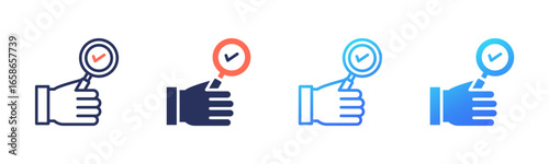 Check icon sheet multi style collection