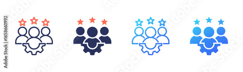 Expert Team icon sheet multi style collection