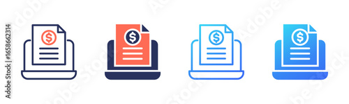 Monetizing icon sheet multi style collection