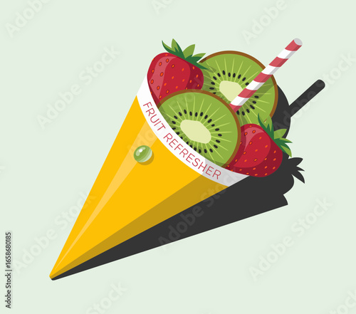 apple and measuring tape