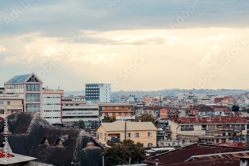 Photography panorama of prague