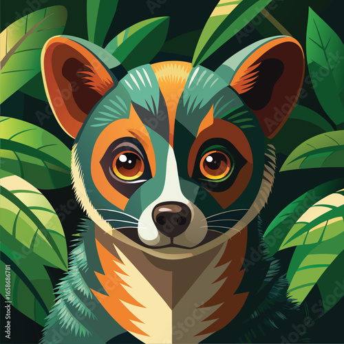 Jungle Cat Portrait