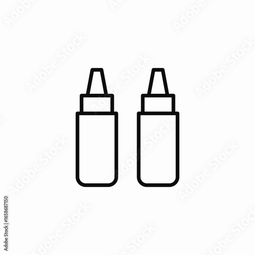 condiments ketchup mustard icon sign vector