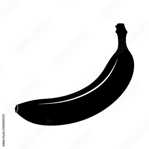 A modern style art silhouette for creative logo design or branding. This is a very effective vector image as a logo and icon, especially for nutrition, food, or health-related brands.