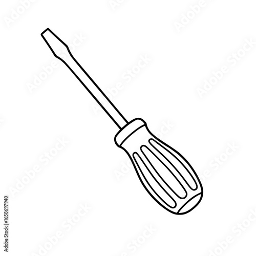 screwdriver isolated on white background