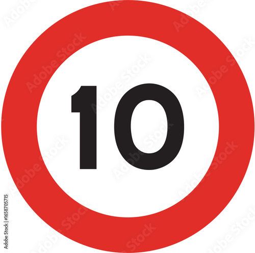 Traffic and road sign