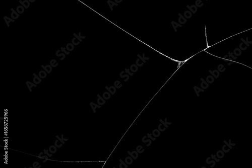 Close-up wrinkles and cracks on LCD screen glass display from smartphone, tablet or monitor from effect smash and fall bumps with detail pattern background, for use as a pattern on tiles or wallpaper