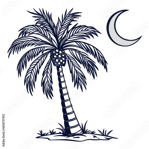 palm tree silhouette