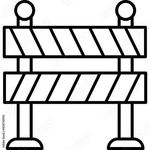 Road Barrier Icon