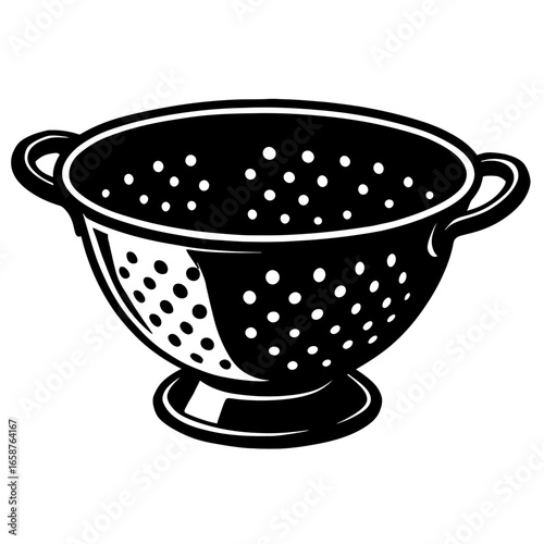 Essential Kitchen Colander - Draining and Sifting Tool Graphic