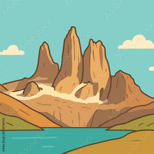 Torres del Paine (Chile) mountain latinamerica