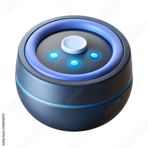 Wireless Smart Speaker – 3D Voice Control Gadget Icon