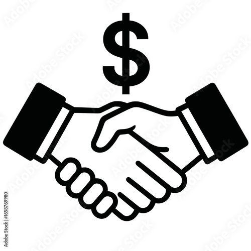 Securing the Deal Financial Agreement Handshake