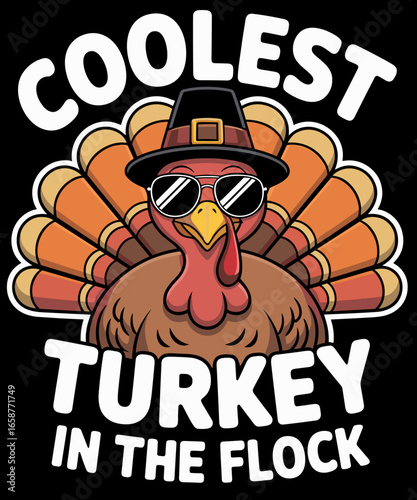 Retro Thanksgiving for Coolest Turkey