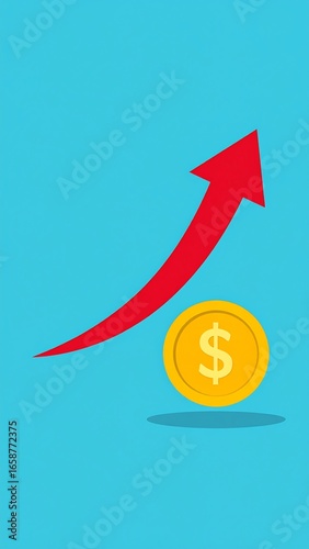 Free Download Financial growth, upward trend - GFXLoad