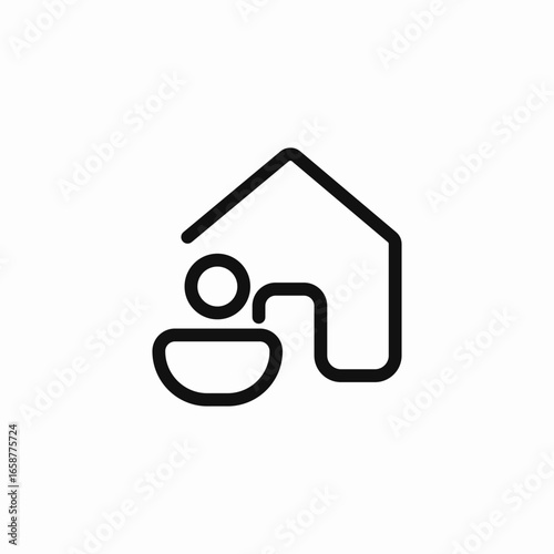 home user house icon sign vector