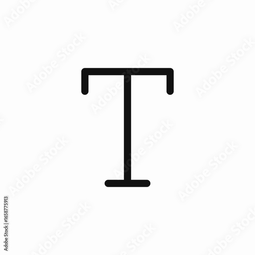 text format  icon sign vector