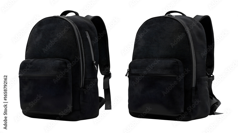 Fototapeta premium black leather bag