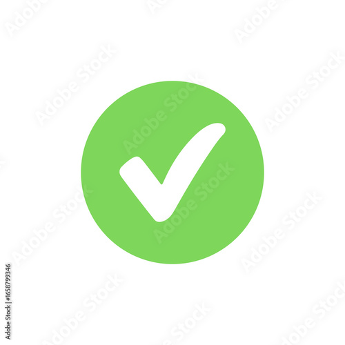 black check mark icon