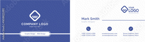 creative modern name card and business card Design template, Modern Design, Illustrator, Vector, Nice Design