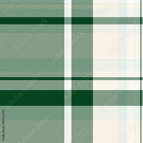 Smooth vector background textile, graph seamless texture fabric. Gift paper check plaid tartan pattern in dark and old lace colors.