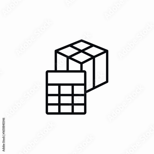 calculator statistics icon sign vector