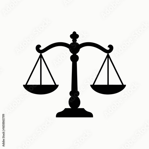 Justice Scales Icon Balance Law Symbol