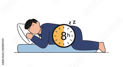 Ensure restful sleep for optimal health and wellness with eight hours of nightly slumber